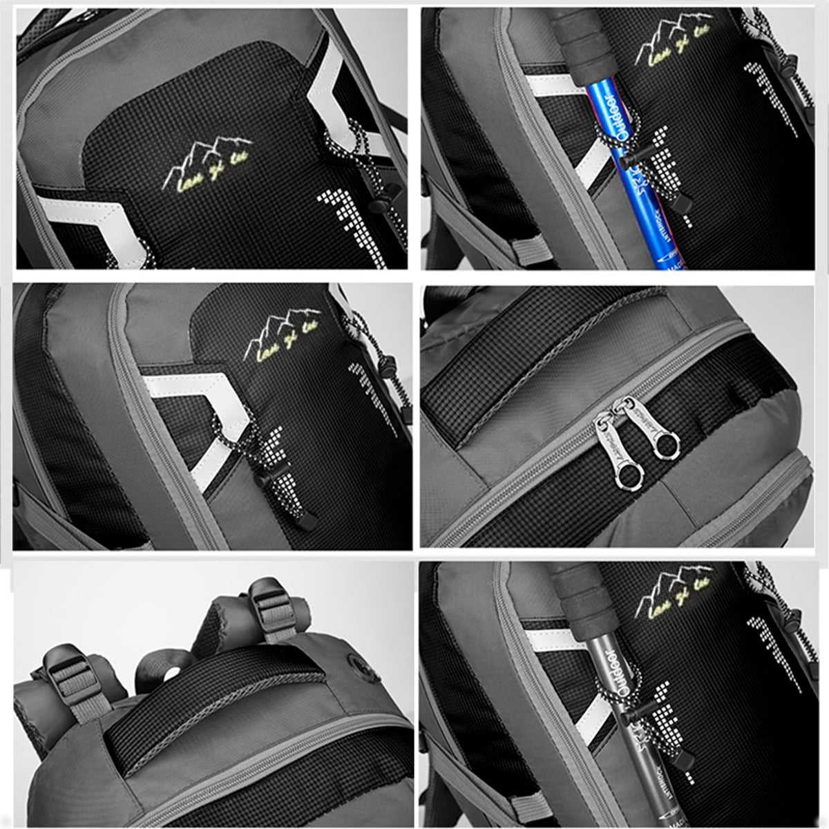 Mochila Trekking Viaje - Rojo