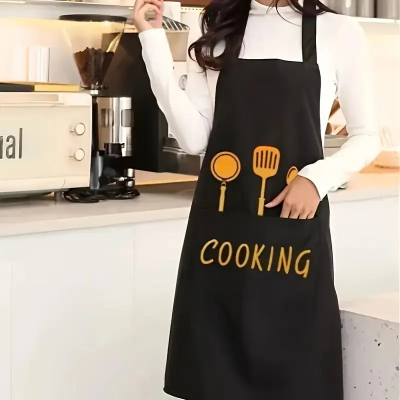 Delantal De Cocina Chef Unisex Con Ajuste + Bolsillo
