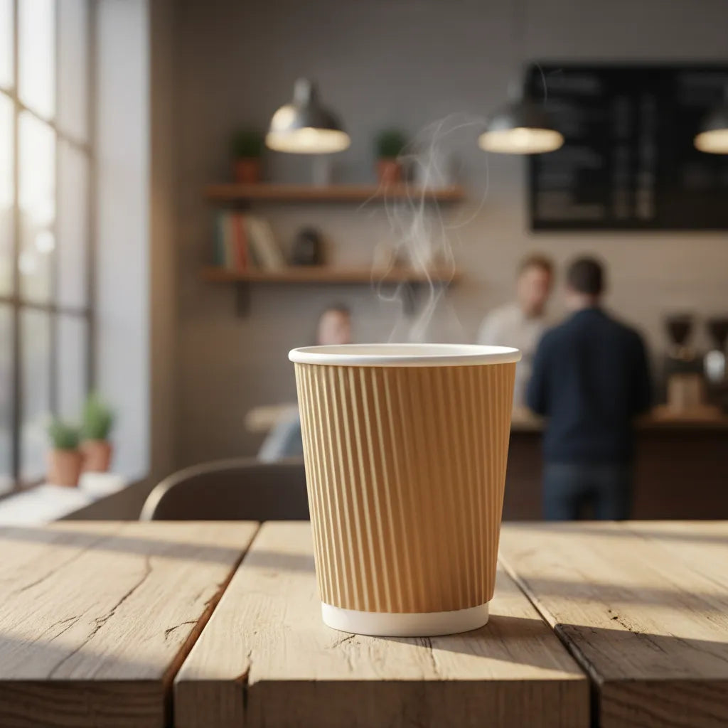 Vaso Café Térmico X50un Papel Doble Pared Descartable 285ml