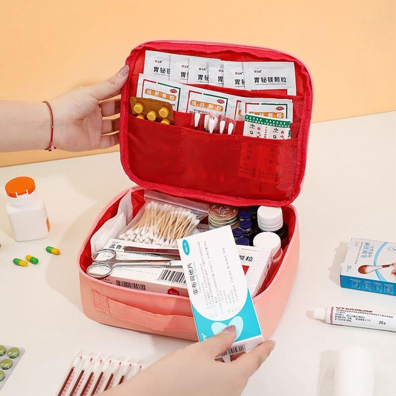 Botiquín Remedios Primeros Auxilios - Rojo