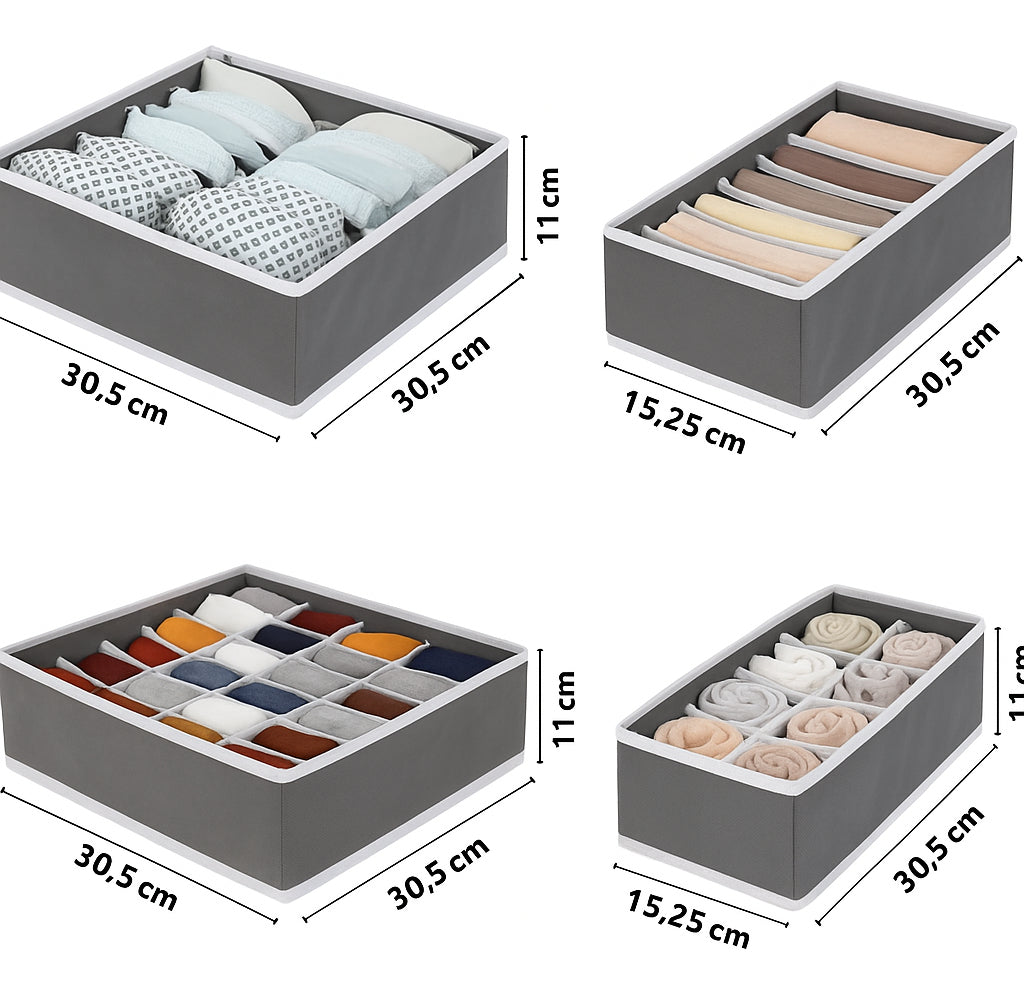 Organizador de Ropa Interior - 4 Piezas