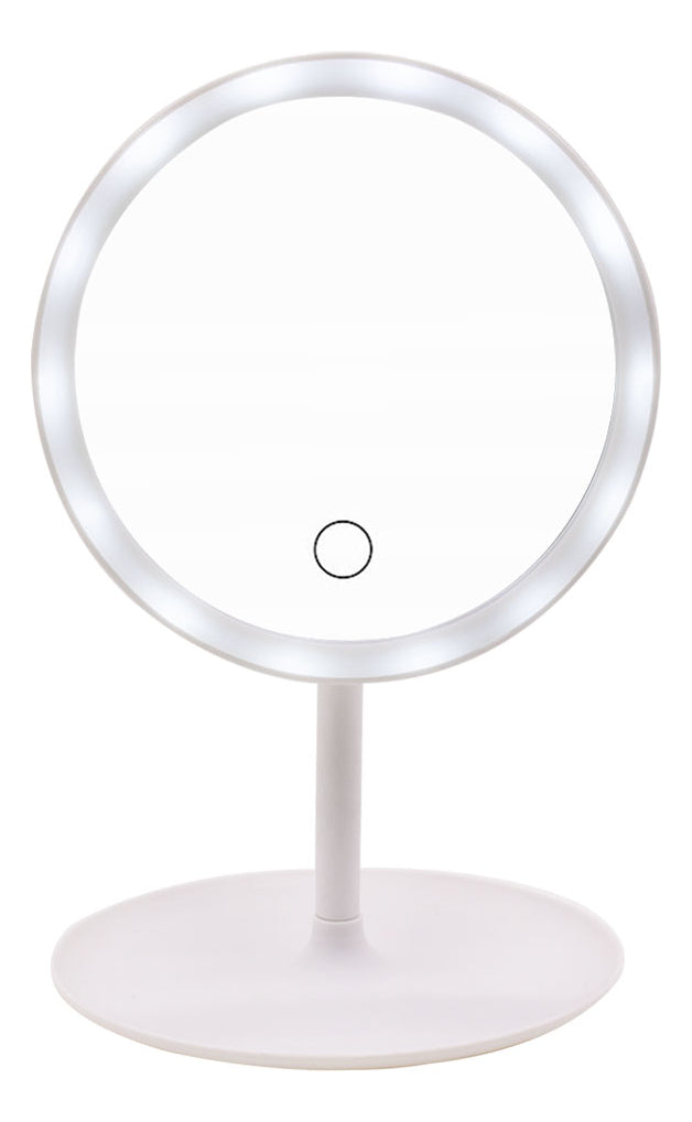 Espejo Maquillaje Circular con Luz