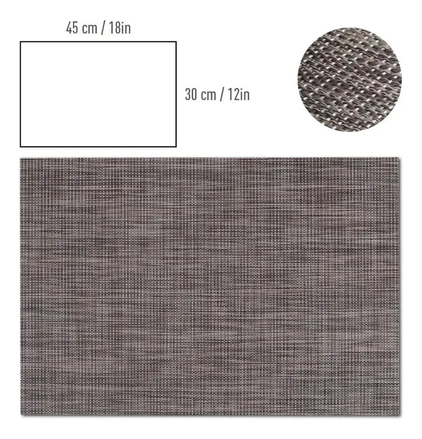 Mantel Individual Mesa Estilo Tejido Pvc Premium
