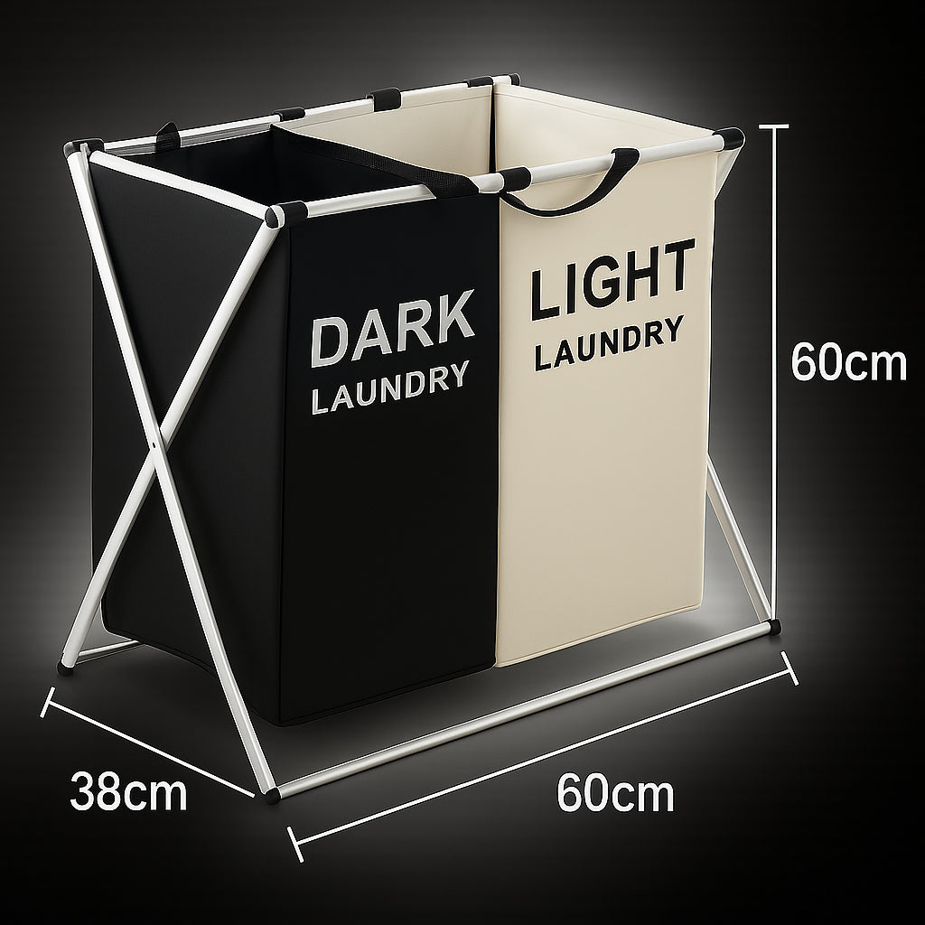 Canasto Ropa Sucia Doble