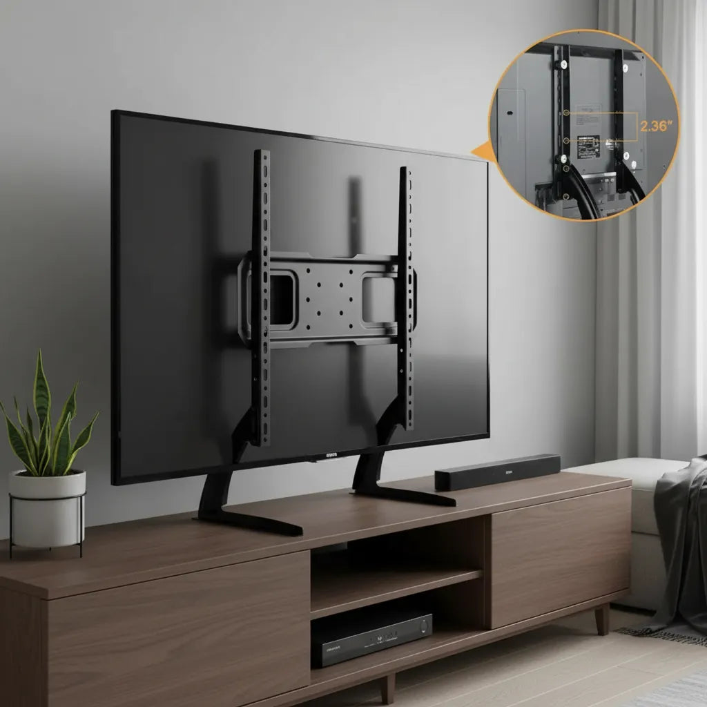 Soporte De Pie Regulable Para Tv 37-75' Negro