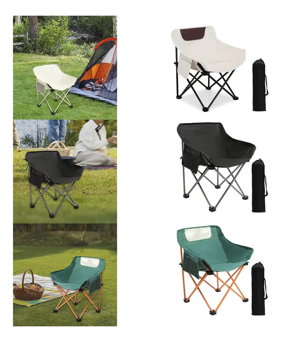 Silla de Camping Plegable - Amarillo
