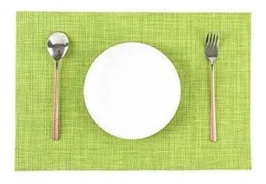 Mantel Individual Mesa Estilo Tejido Pvc Premium