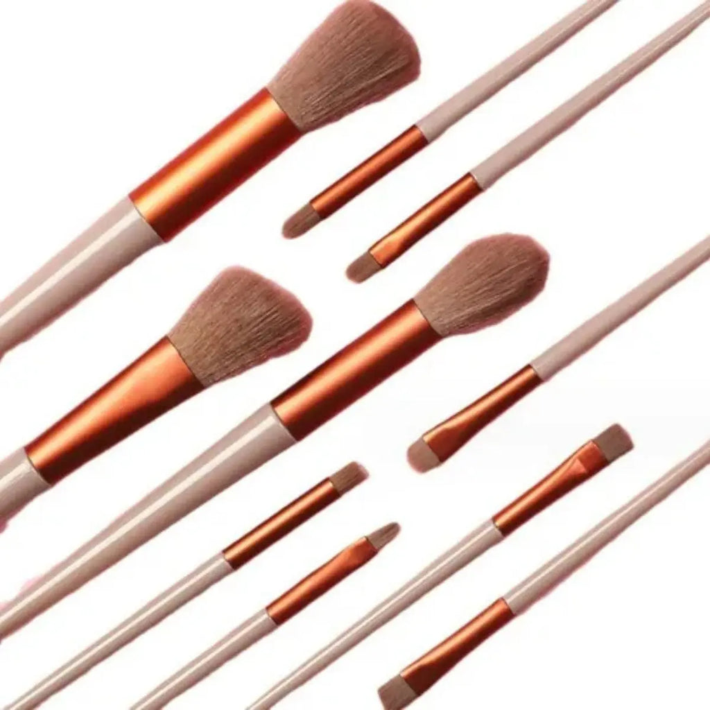 Super Kit De 13 Pinceles Y Brochas Para Maquillaje + Bolso