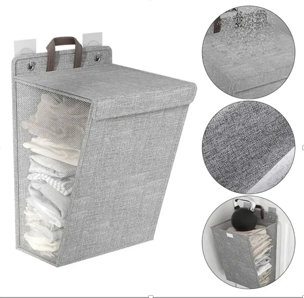 Canasto Ropa Sucia Cesto Plegable Organizador Ropa Colgante