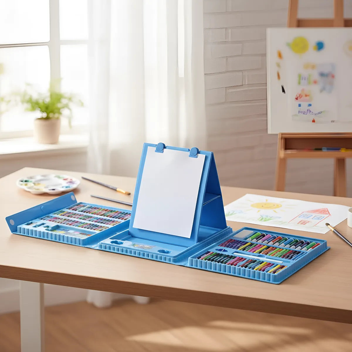 Set Arte Infantil Dibujo Pintura Maletín Valija X 208 Piezas