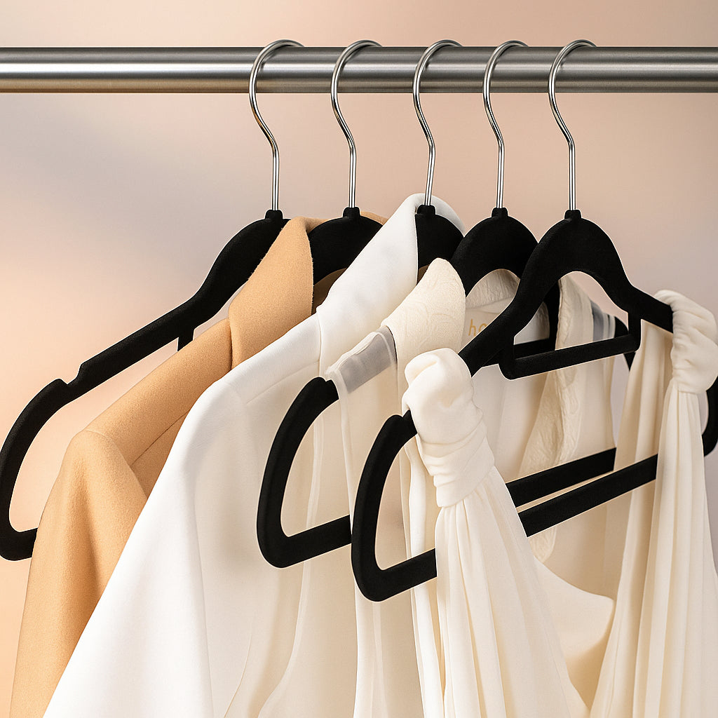 Percha Terciopelo - Pack x 10