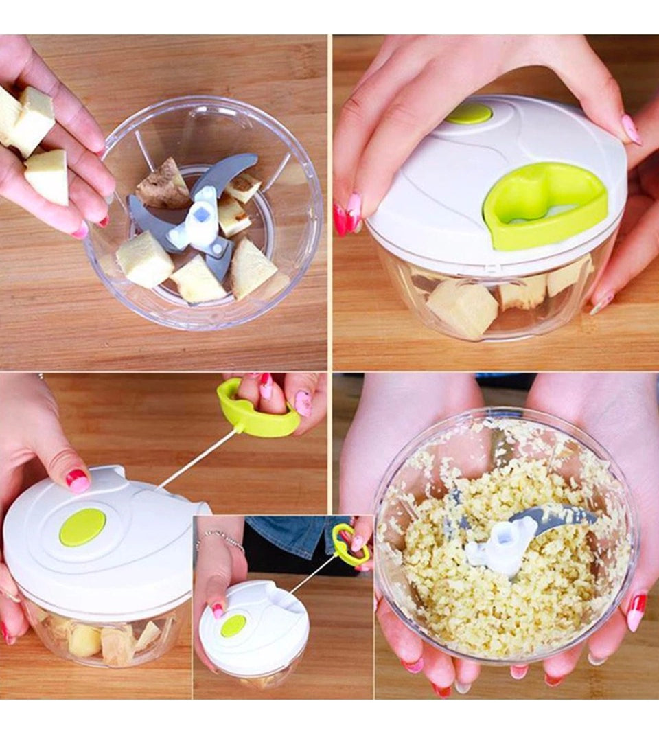 Mini Procesadora Manual Alimentos