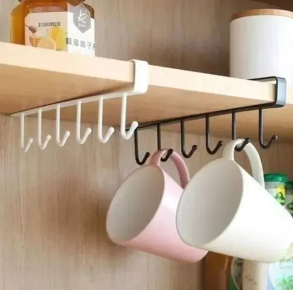 Organizador Colgante Cocina Tazas Utensilios 6 Ganchos