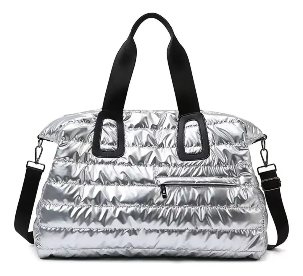 Bolso Acolchonado Silver
