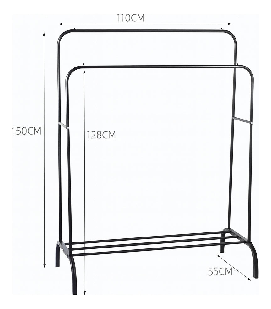 Perchero de Metal Doble