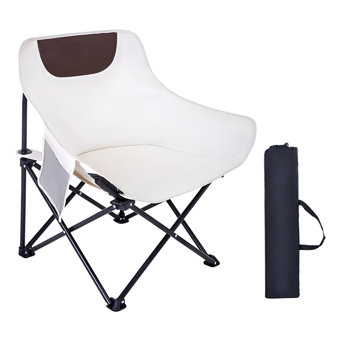 Silla de Camping Plegable - Blanco