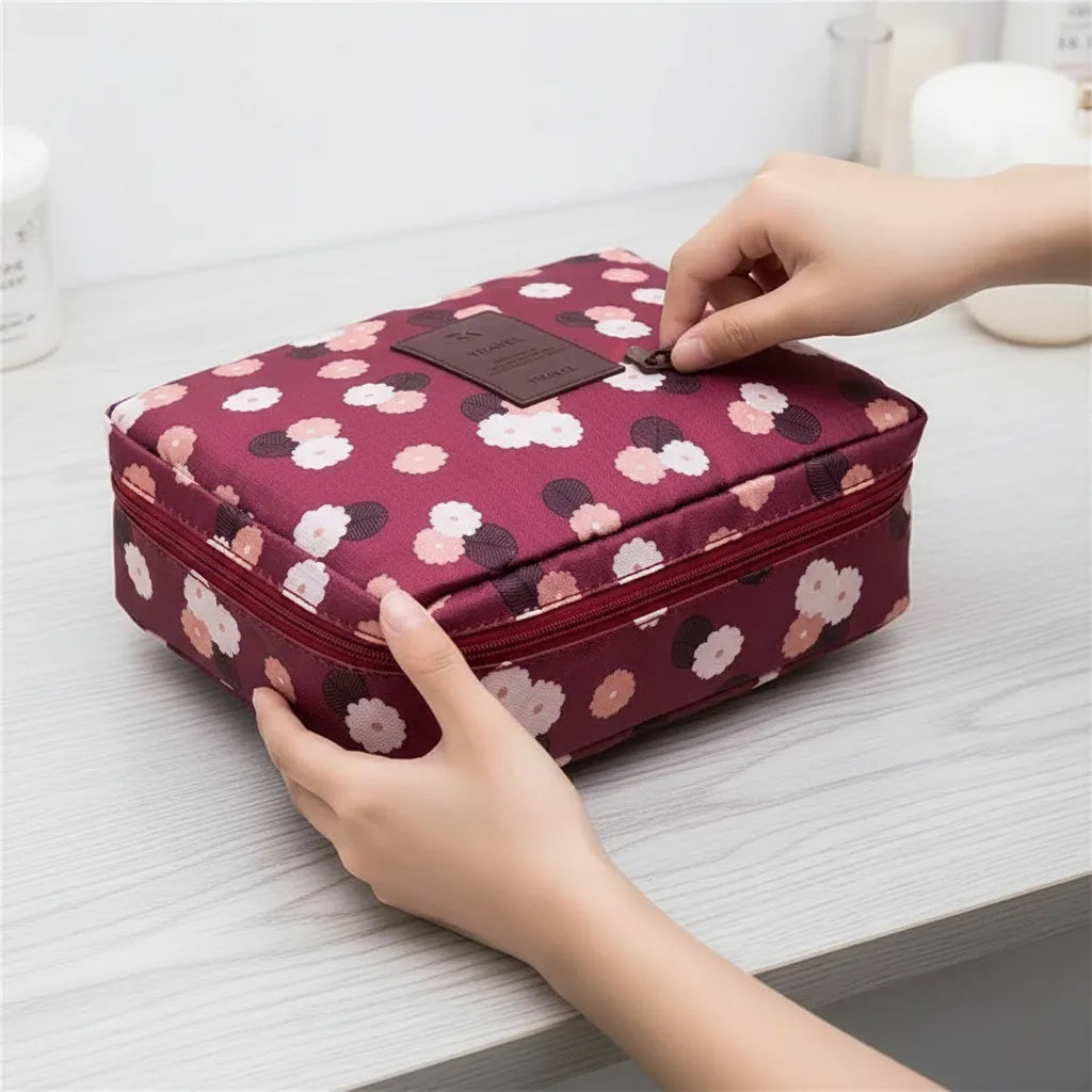 Organizador De Cosméticos Porta Maquillaje Estuche Neceser