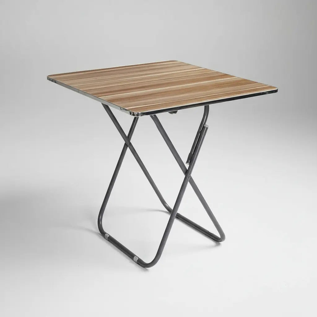 Mesa Plegable Simil Madera 60x60cm