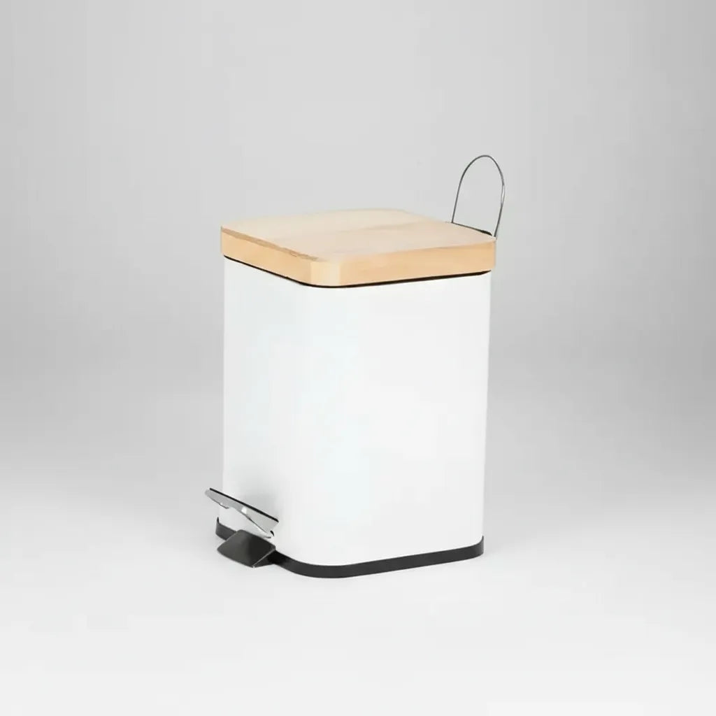Tarro Basurero Cesto Residuos Tacho Pedal Baño Cocina 3 Lts