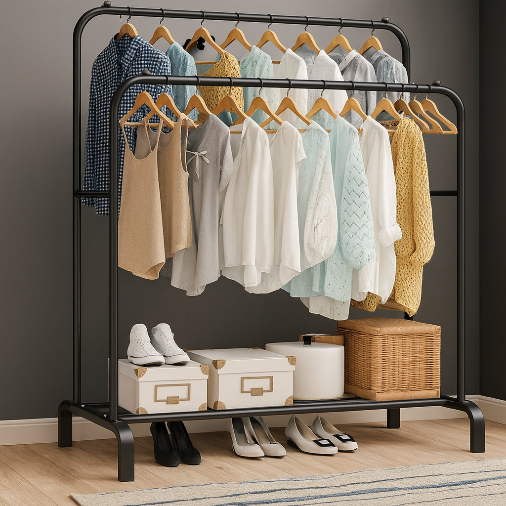 Perchero de Metal Doble