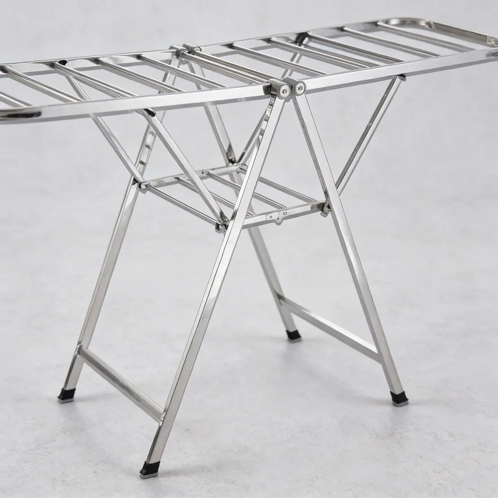 Tender Reforzado Ropa De Acero Inoxidable Plegable Grande