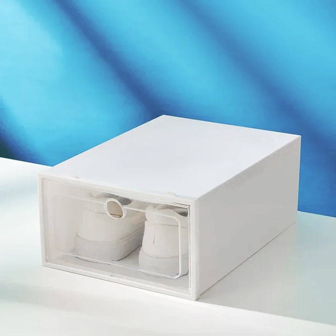 Zapatera Apilable x 6 - Negro