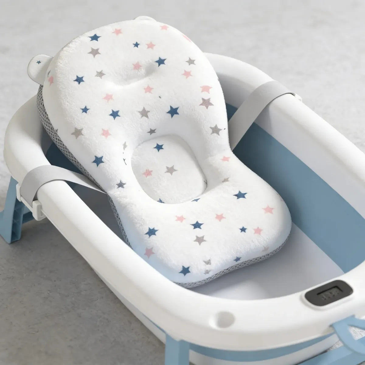 Baño Bañito Bebes Plegable Con Termómetro Con Baby Splash
