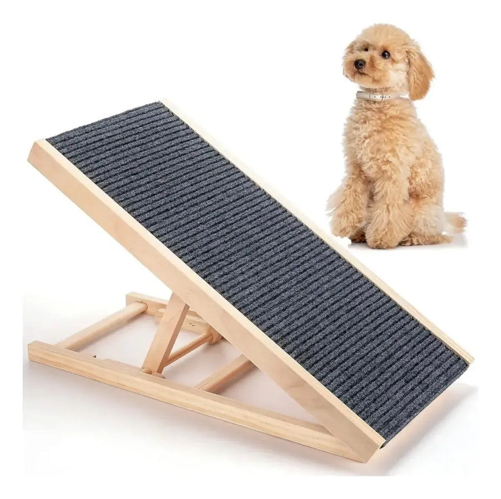 Rampa Plegable De Madera Para Mascotas Perros Gatos