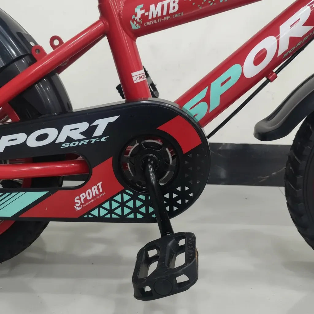 Bicicleta Infantil Rodado 12 y 16 con Rueditas, Canasto y Guardabarros