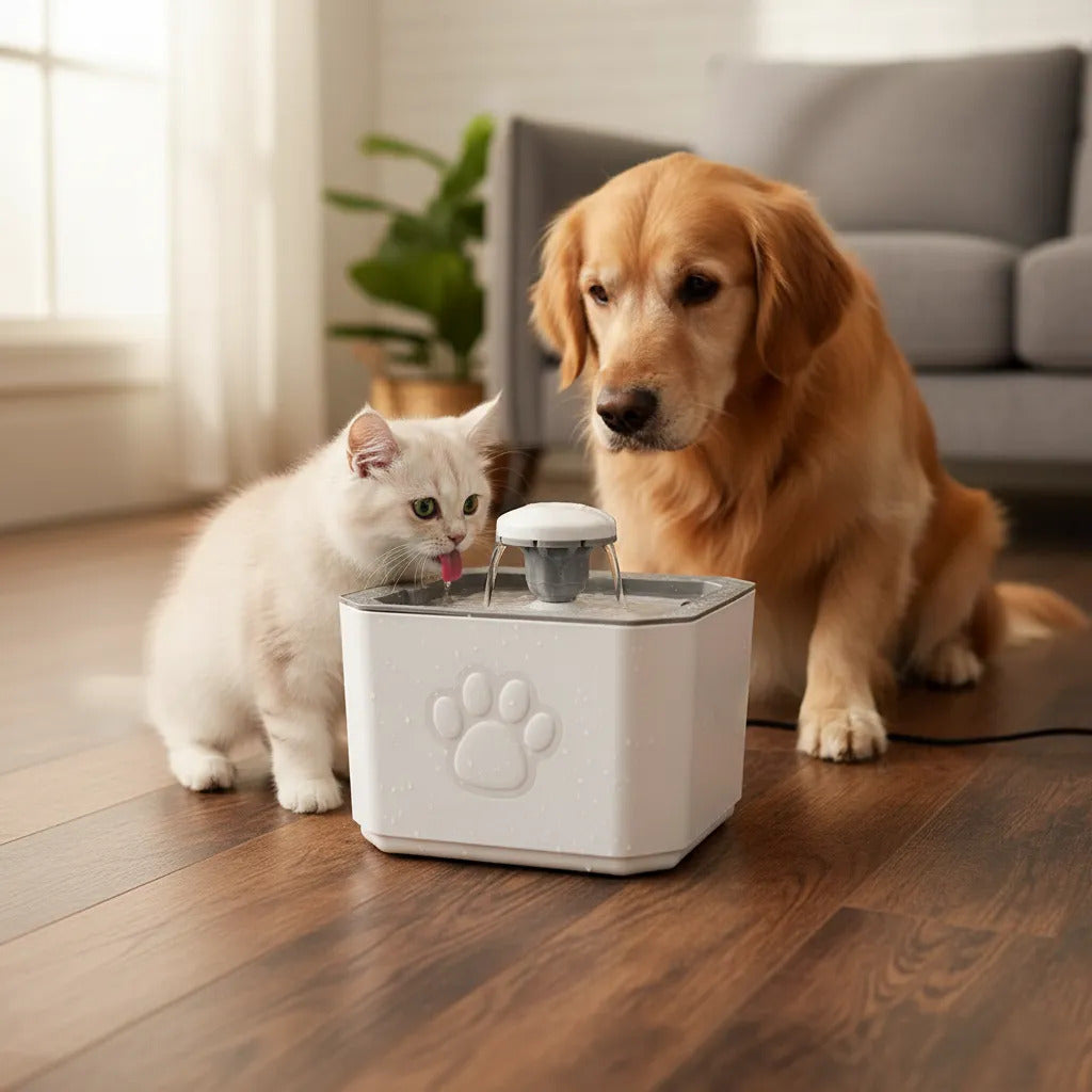 Bebedero Eléctrico Mascotas 2.5L