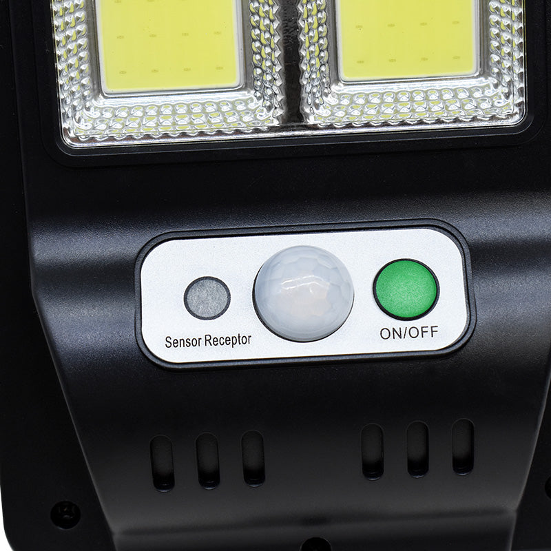 Luz Foco Exterior Solar Con Sensor + Control Remoto