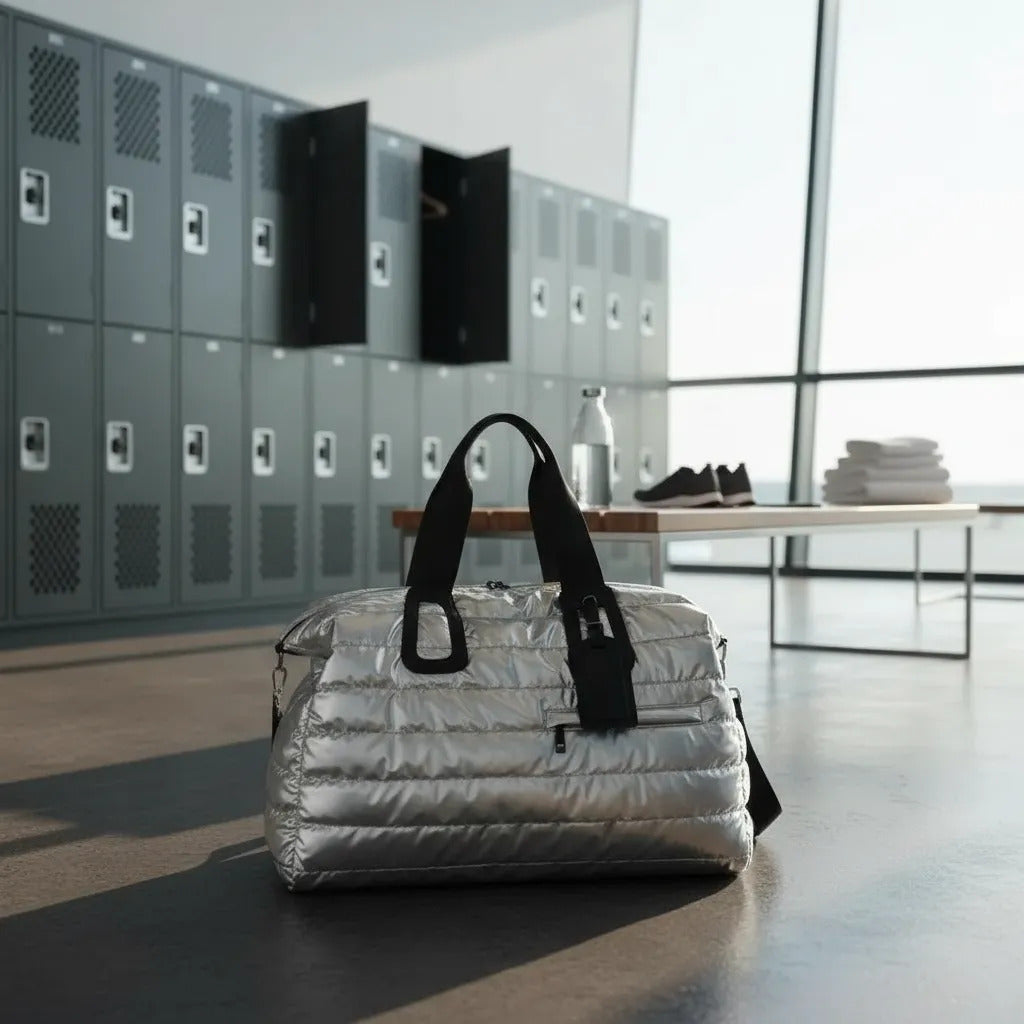 Bolso Acolchonado Silver