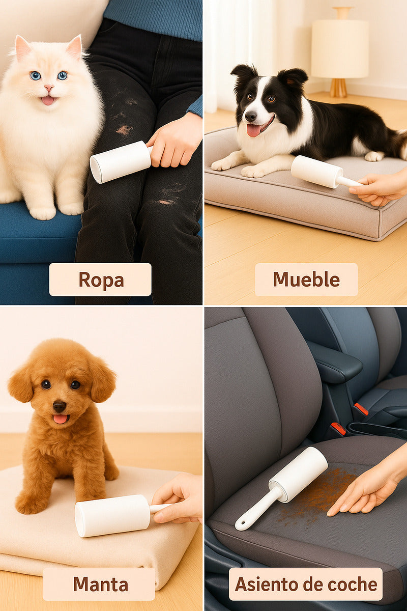 Rollo Quita Pelos Adhesivo - Pack x 100