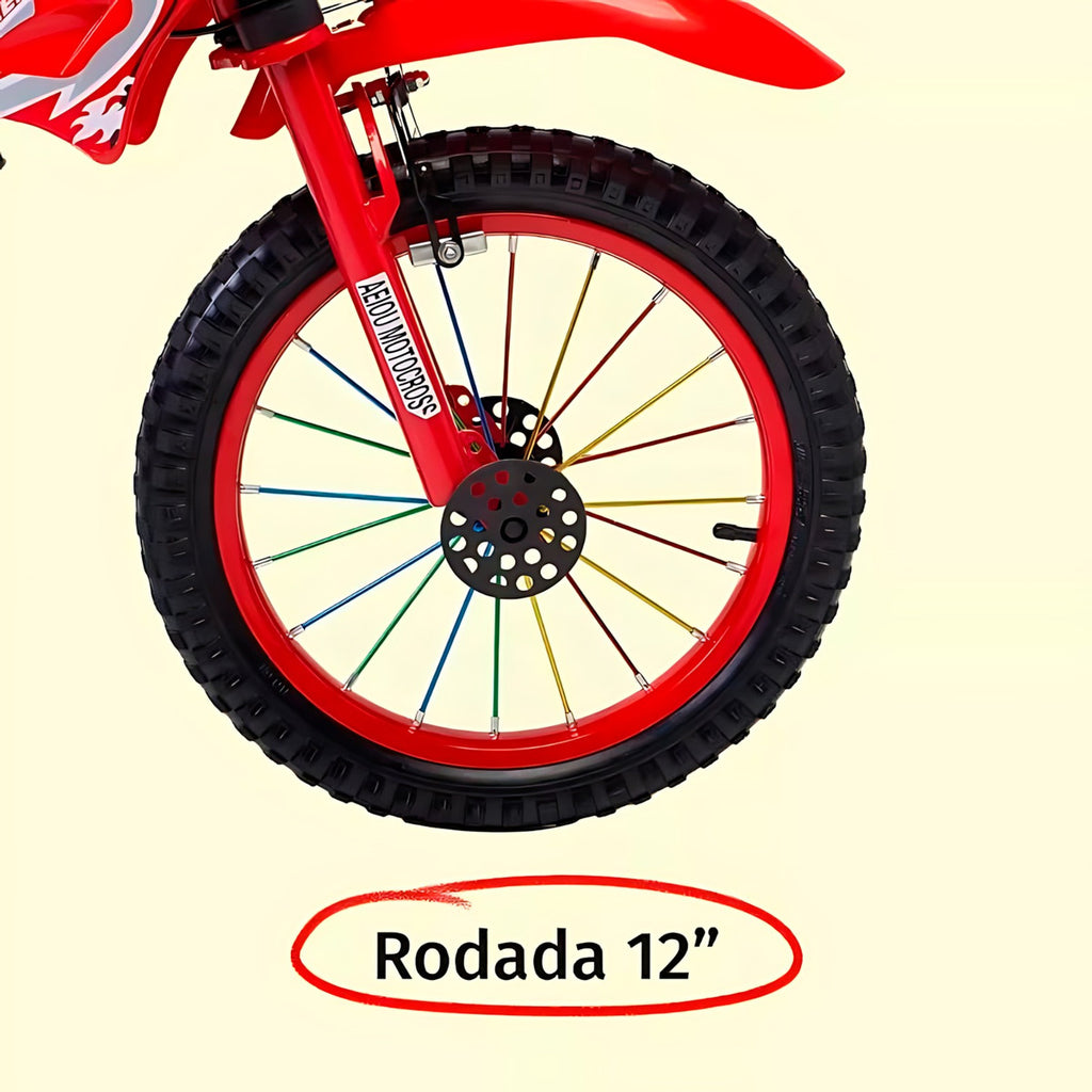 Bicicleta de Niño Motocross - Rojo