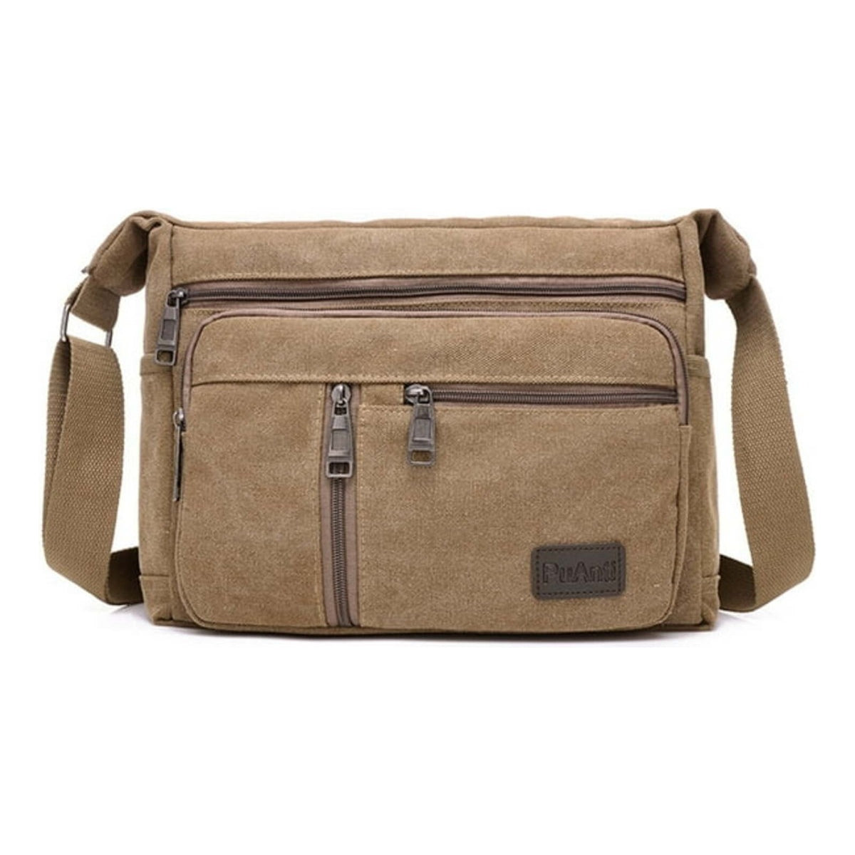 Morral Bandolera 5 Bolsillos - Beige