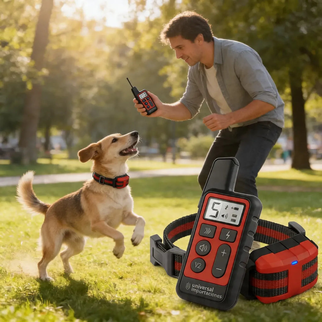 Collar Perros Adiestramiento Remoto Sumergible Profesional