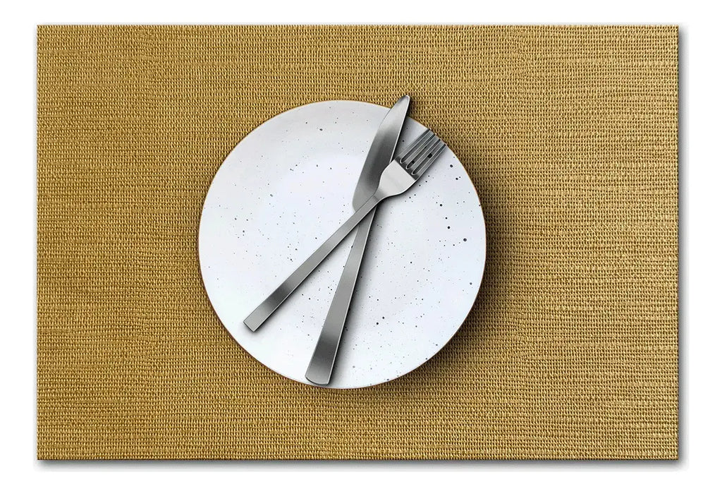 Mantel Individual Mesa Estilo Tejido Pvc Premium