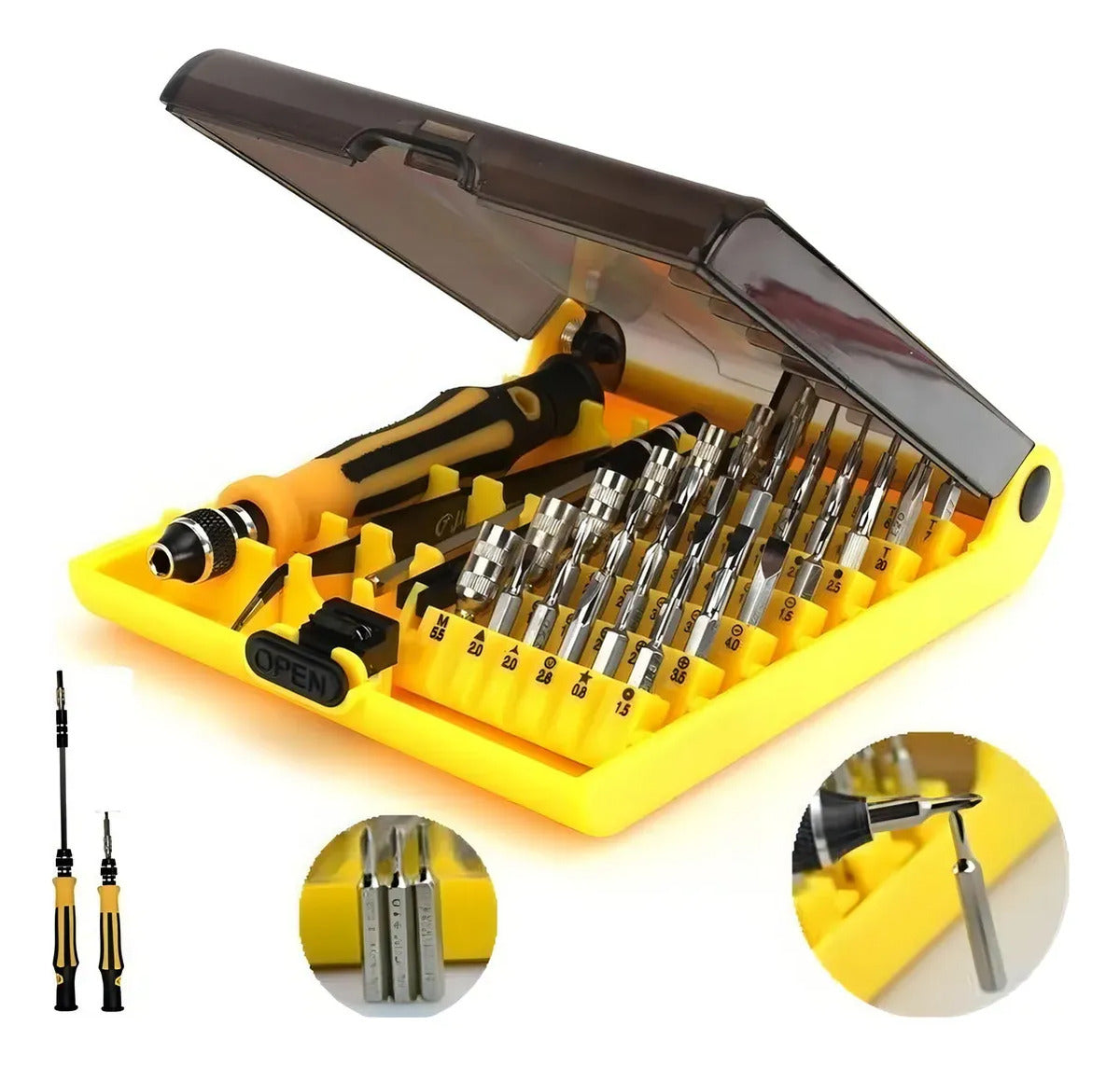 Kit destornillador de precisión 45 en 1