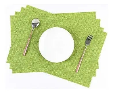 Mantel Individual Mesa Estilo Tejido Pvc Premium