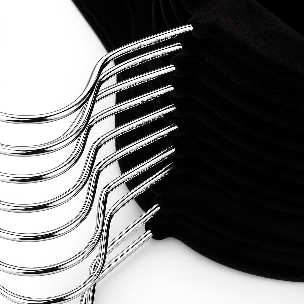 Percha Terciopelo - Pack x 10