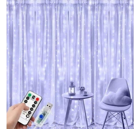 Cortina luz 3x3 metros Fría