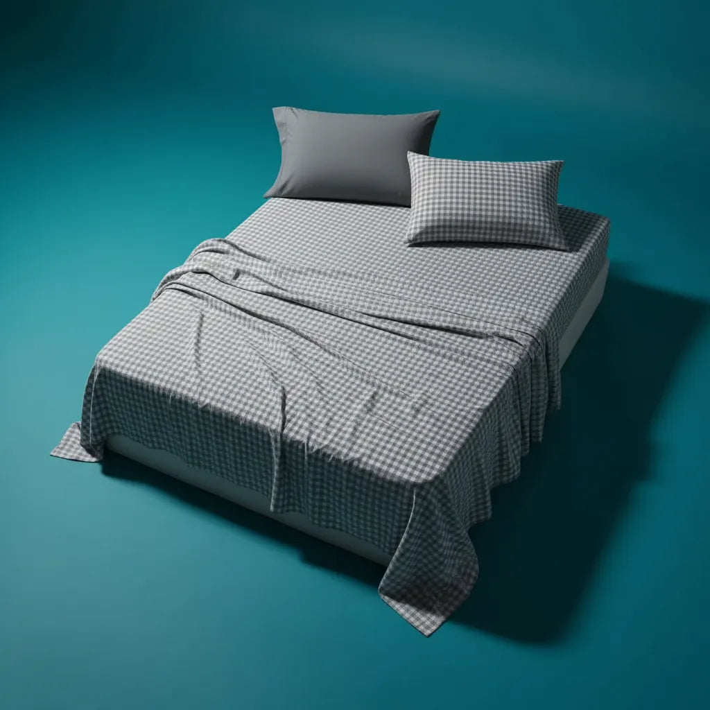 Juego De Sabanas Quality Ultra Suave - Gris Oscuro Queen