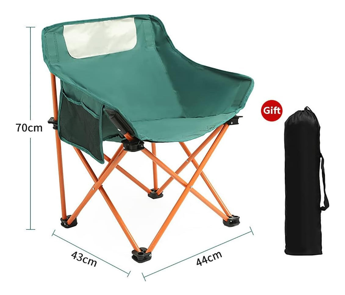 Silla de Camping Plegable - Amarillo