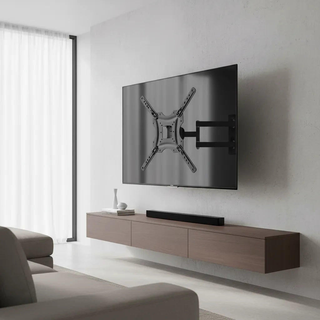 Soporte Tv Y Monitor 19 A 55 Pulgadas Doble Brazo Movible