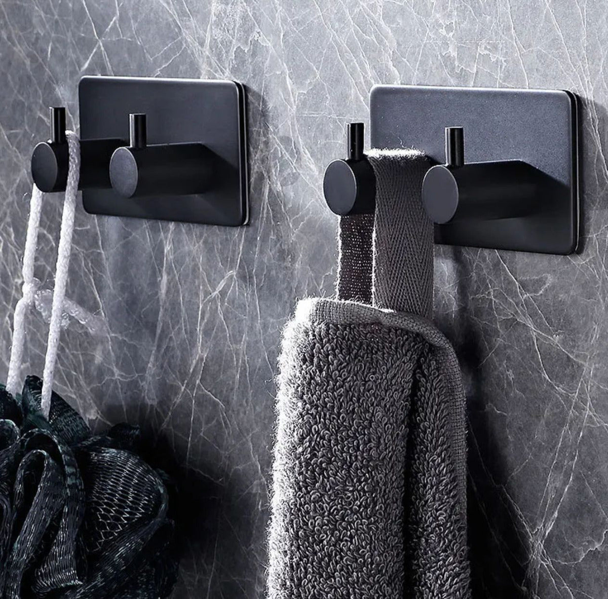 Perchero Adhesivo 2 Ganchos