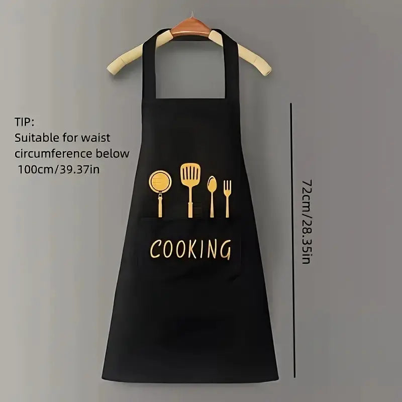 Delantal De Cocina Chef Unisex Con Ajuste + Bolsillo