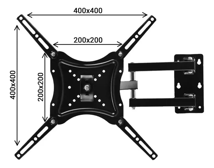 Soporte Tv Y Monitor 19 A 55 Pulgadas Doble Brazo Movible
