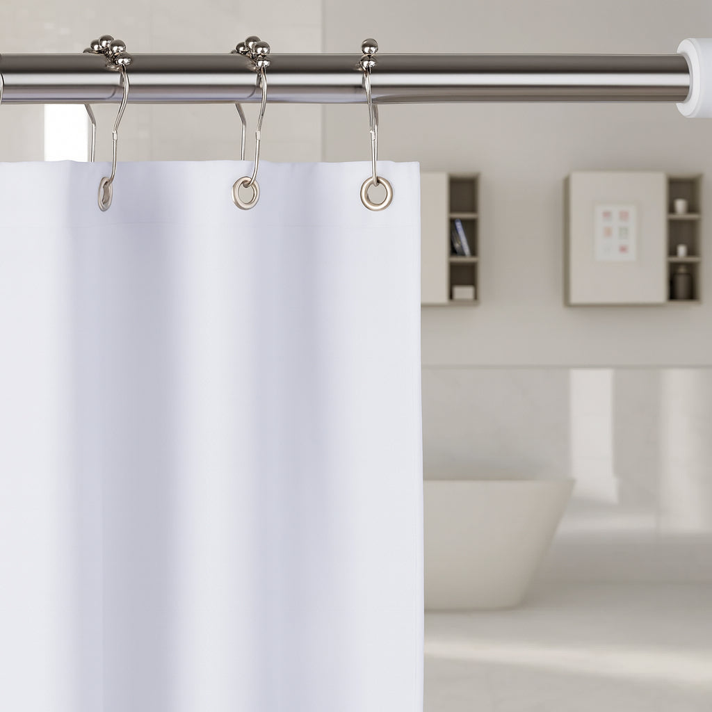 Barrote Extensible para Cortina de Baño 110cm - 200cm