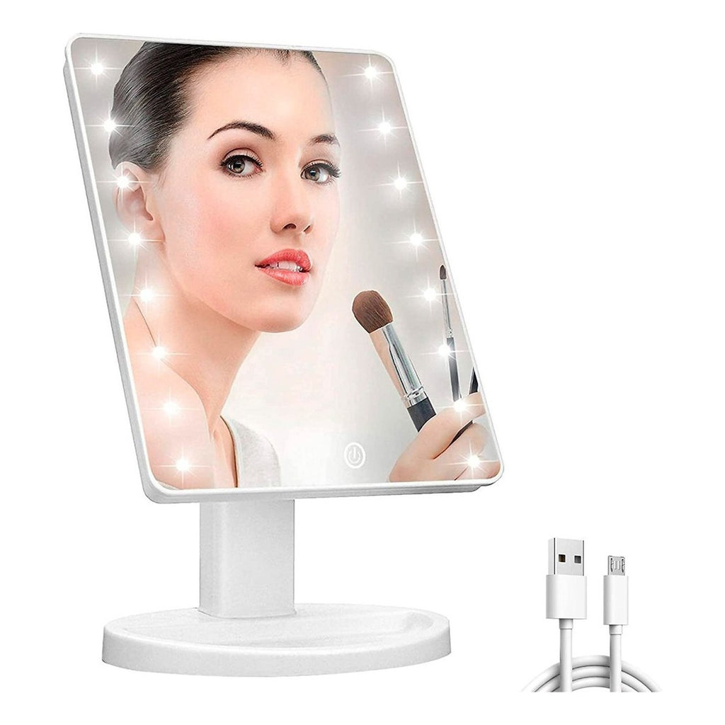 Espejo Rectangular Maquillaje con Luz