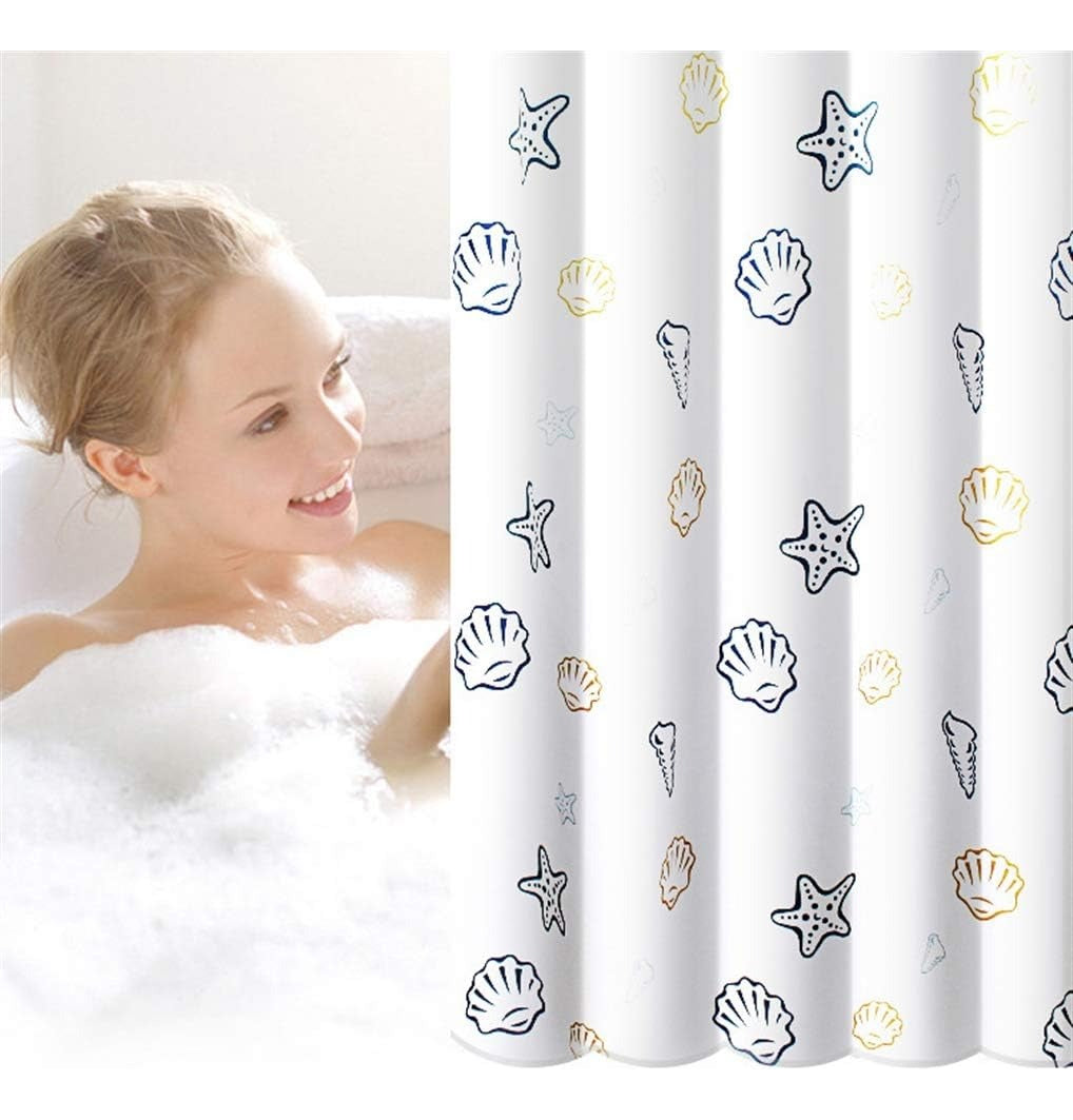 Cortina de Baño 180 x 150cm + 12 argollas